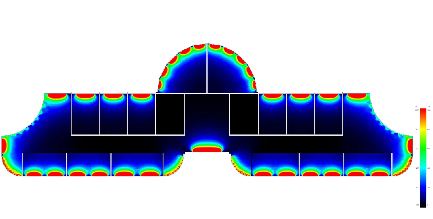 Artificial and natural lighting analysis - GreenBIM Engineering